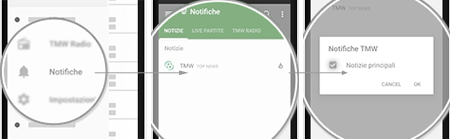 Notifiche news